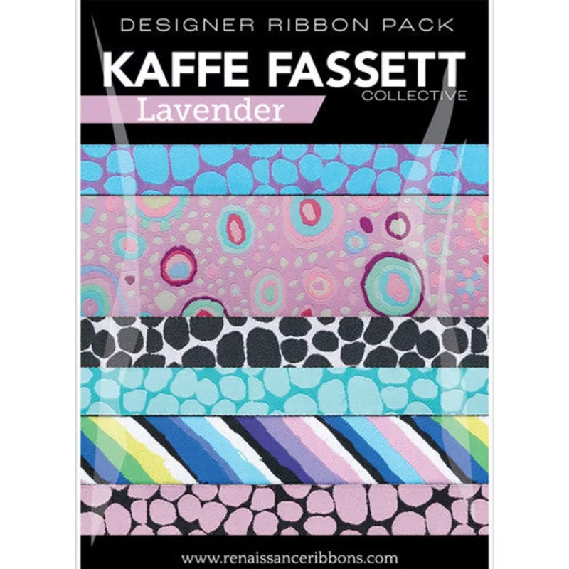 Kaffe Fassett Lavender Designer Ribbon Pack