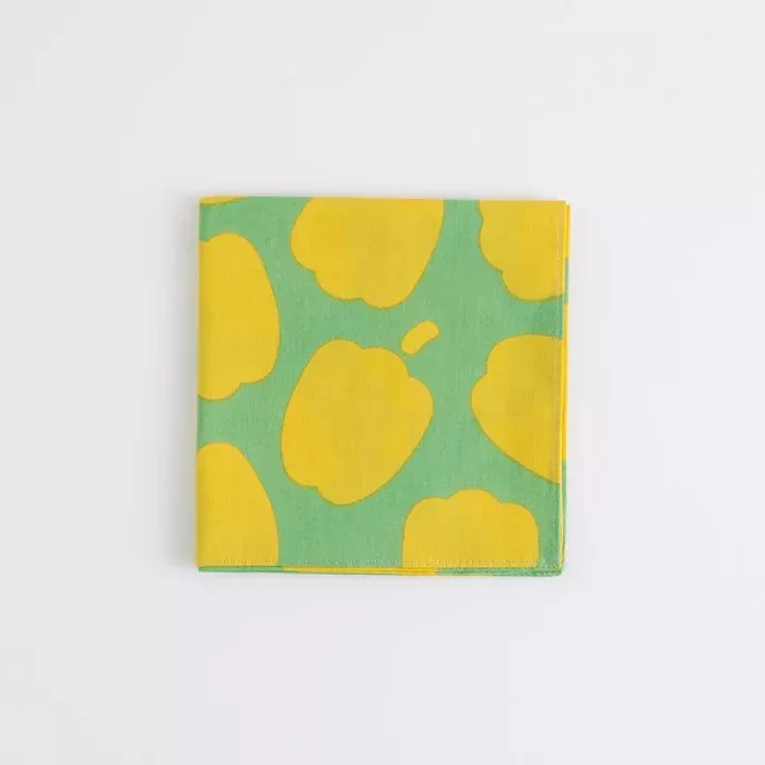 [Kokka Lifestyle] Cotton Mini Furoshiki – Bell pepper
