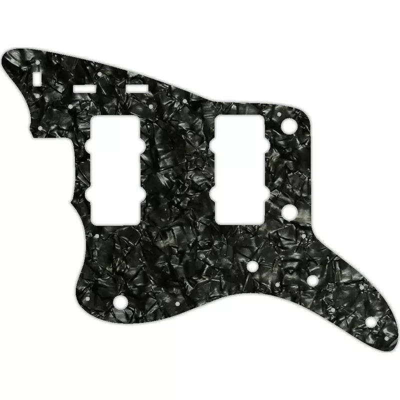 WD Custom Pickguard For Left Hand Fender Original USA Or USA Reissue Jazzmaster #28BK Black Pearl/White/Black/