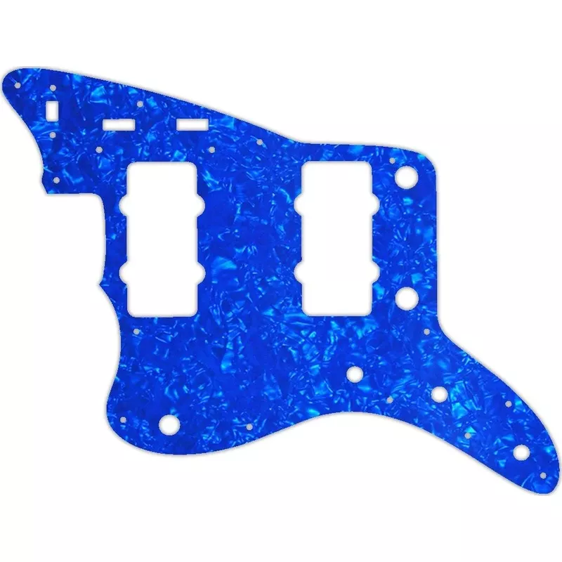 WD Custom Pickguard For Left Hand Fender Original USA Or USA Reissue Jazzmaster #28BU Blue Pearl/White/Black/W