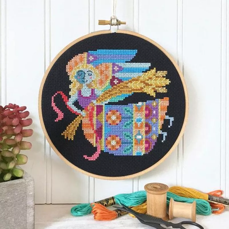 Zodiac Cross Stitch Pattern – Virgo