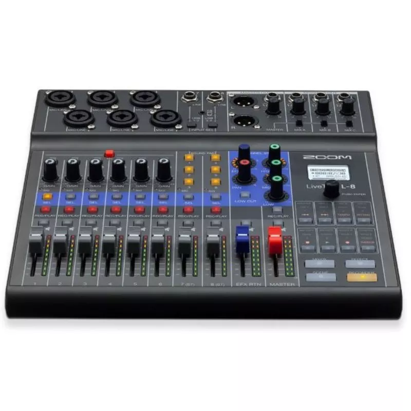 Zoom Livetrak Portable 8 Track Digital Mixer – Pro Audio Live Sound