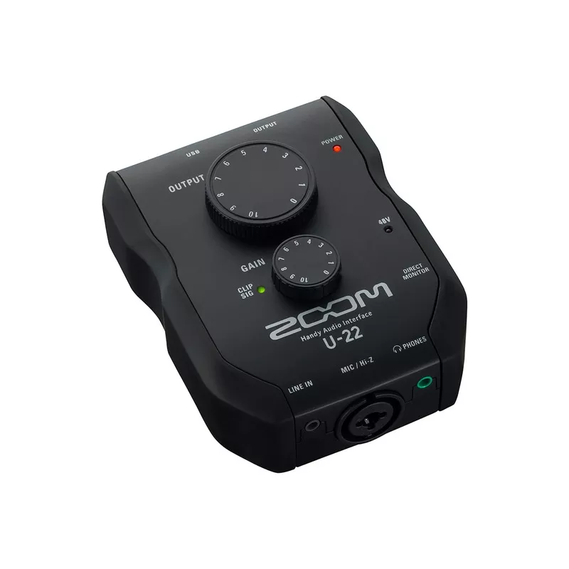 Zoom U-22 Handy Audio Interface 2 Channel – Recording